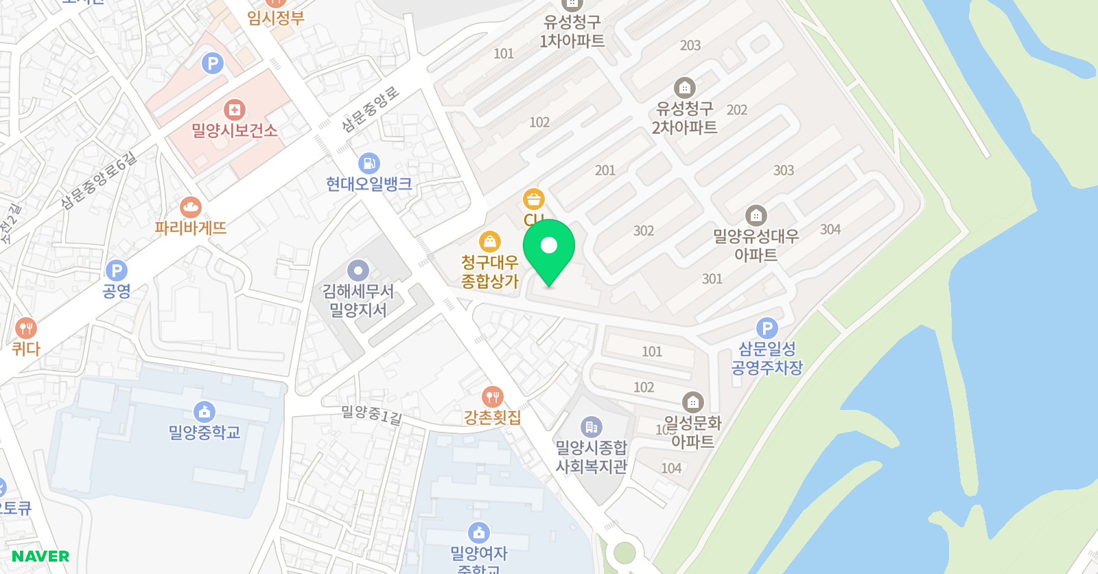 수학의신 수학교습소 위치