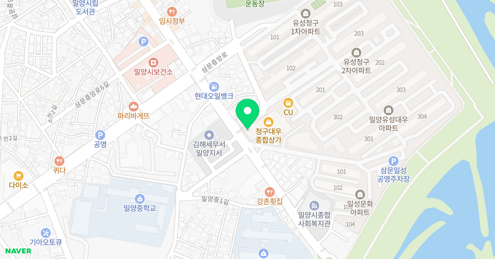 차 수학 바움어학원 위치