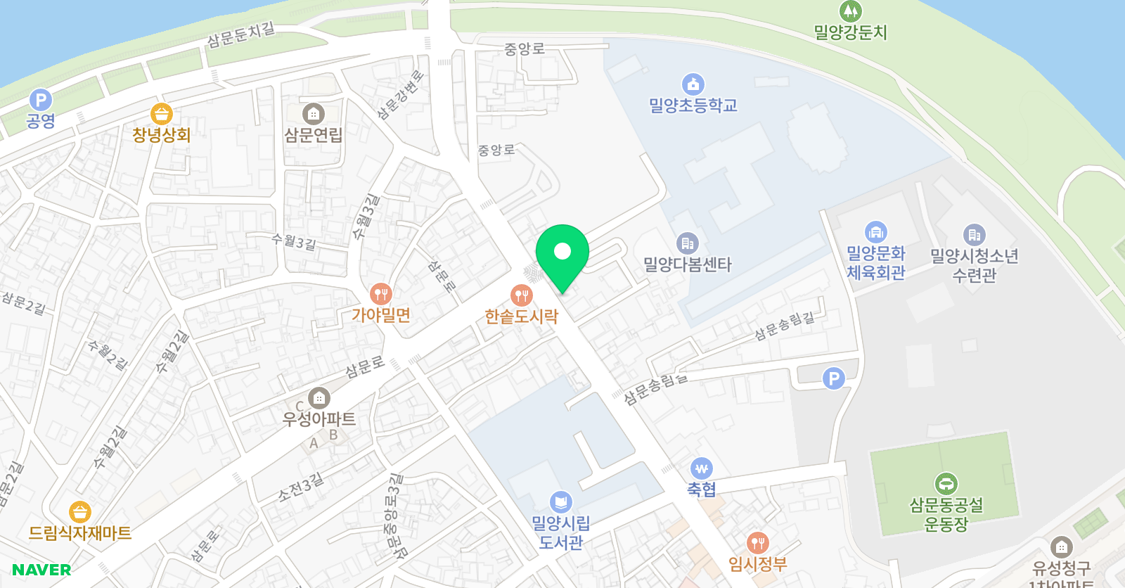 산소리 음악학원 위치