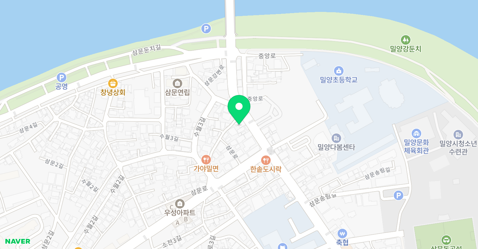 SUE 잉글리쉬학원 위치