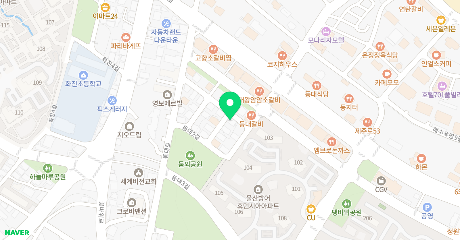 하이스트 푸르넷 영어수학학원 위치