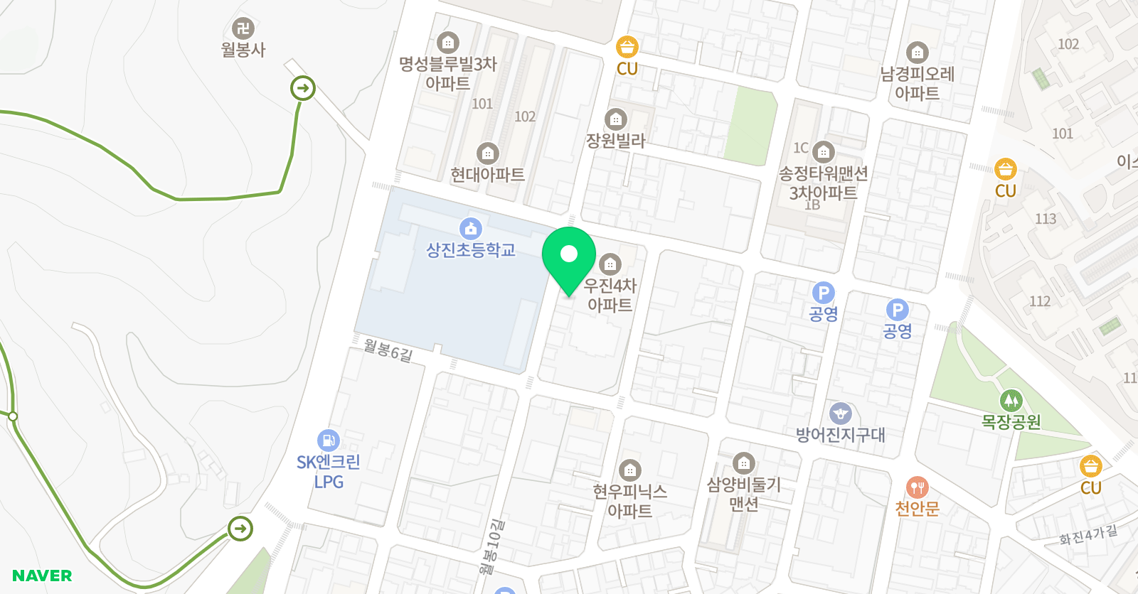 뉴상진 외국어학원 위치