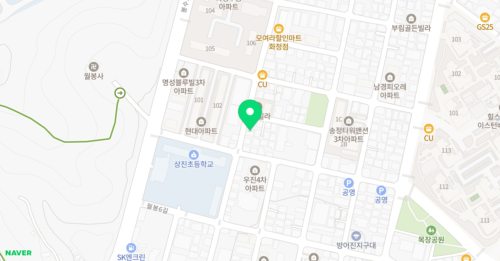 정혜원 음악학원 위치