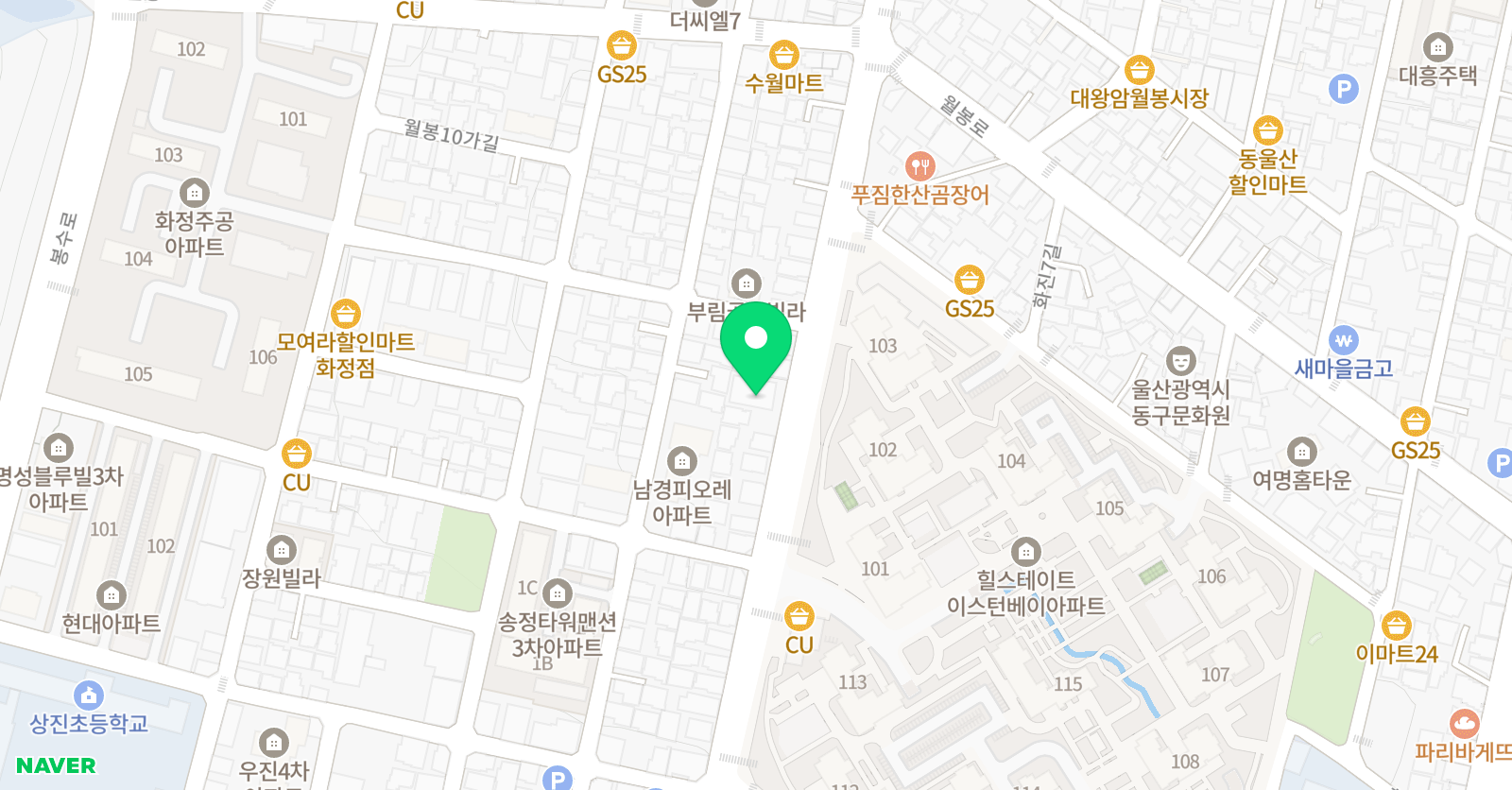 눈높이러닝센터 엠코 학원 위치