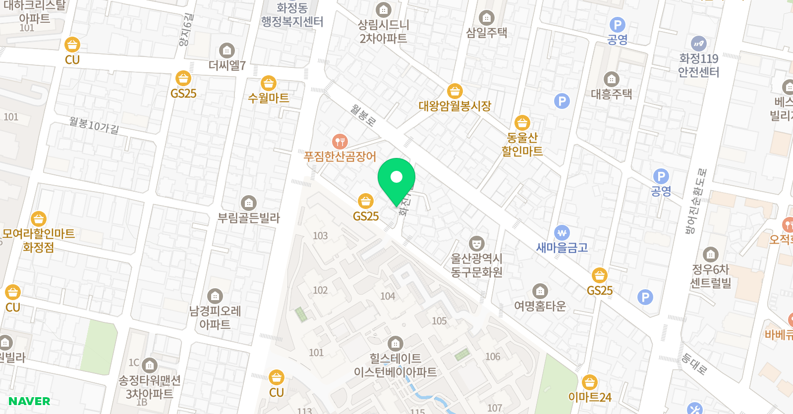 꿈꾸는화가들미술교습소 위치