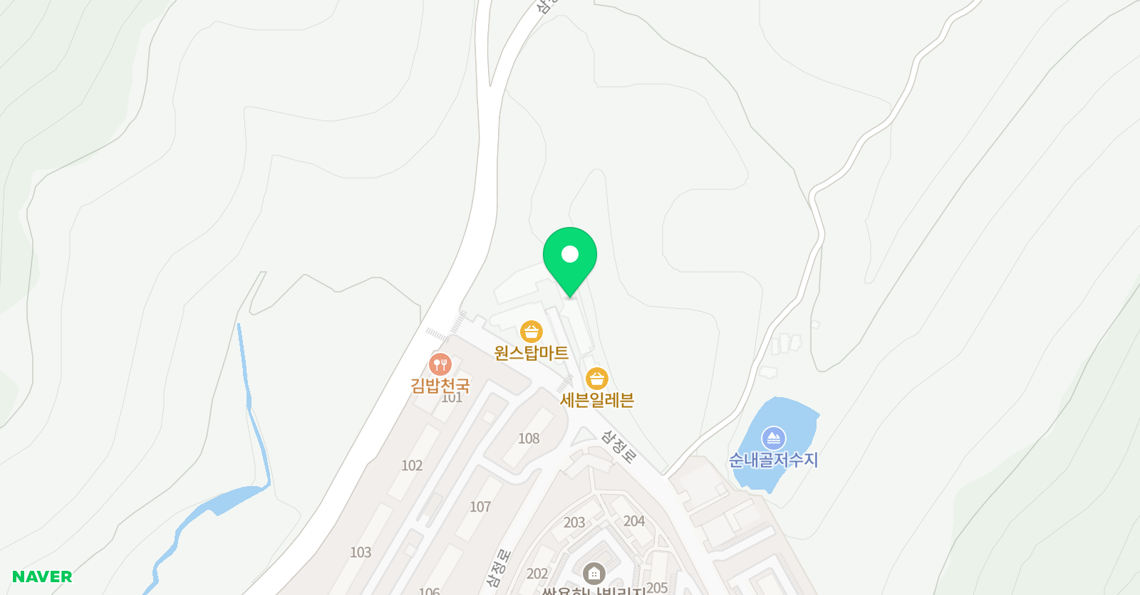 채움에듀학원 위치