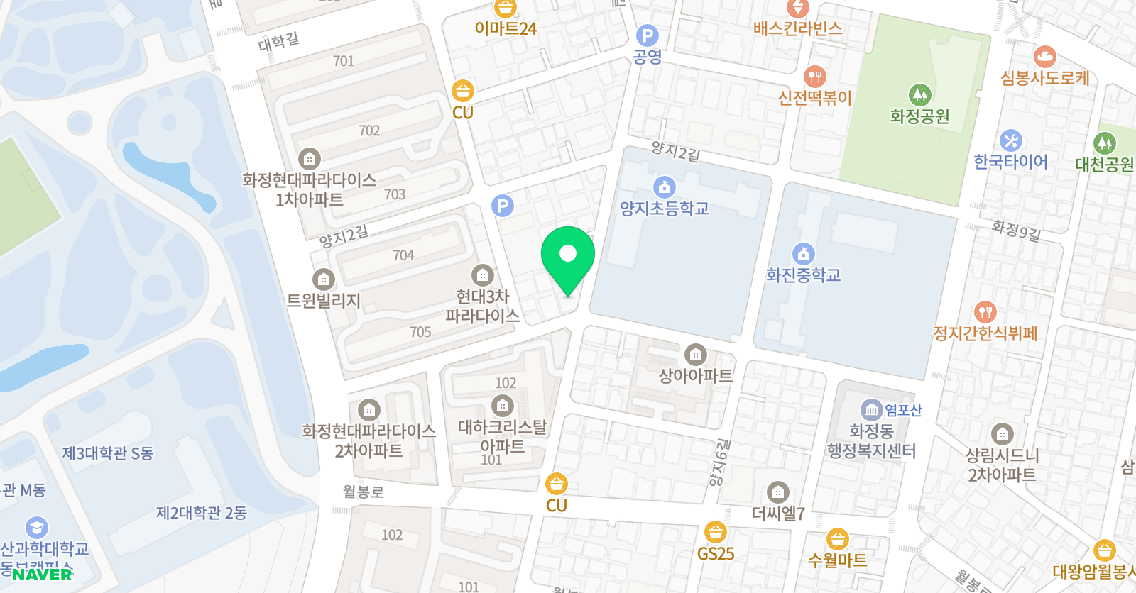 푸르넷엘리트학원 위치