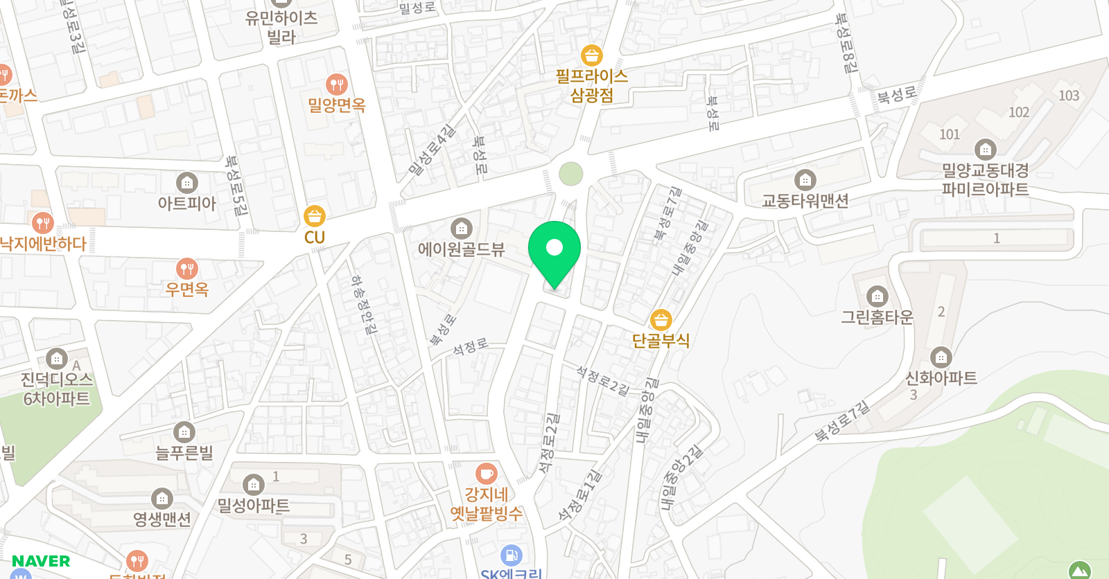 백 쌤학원 위치