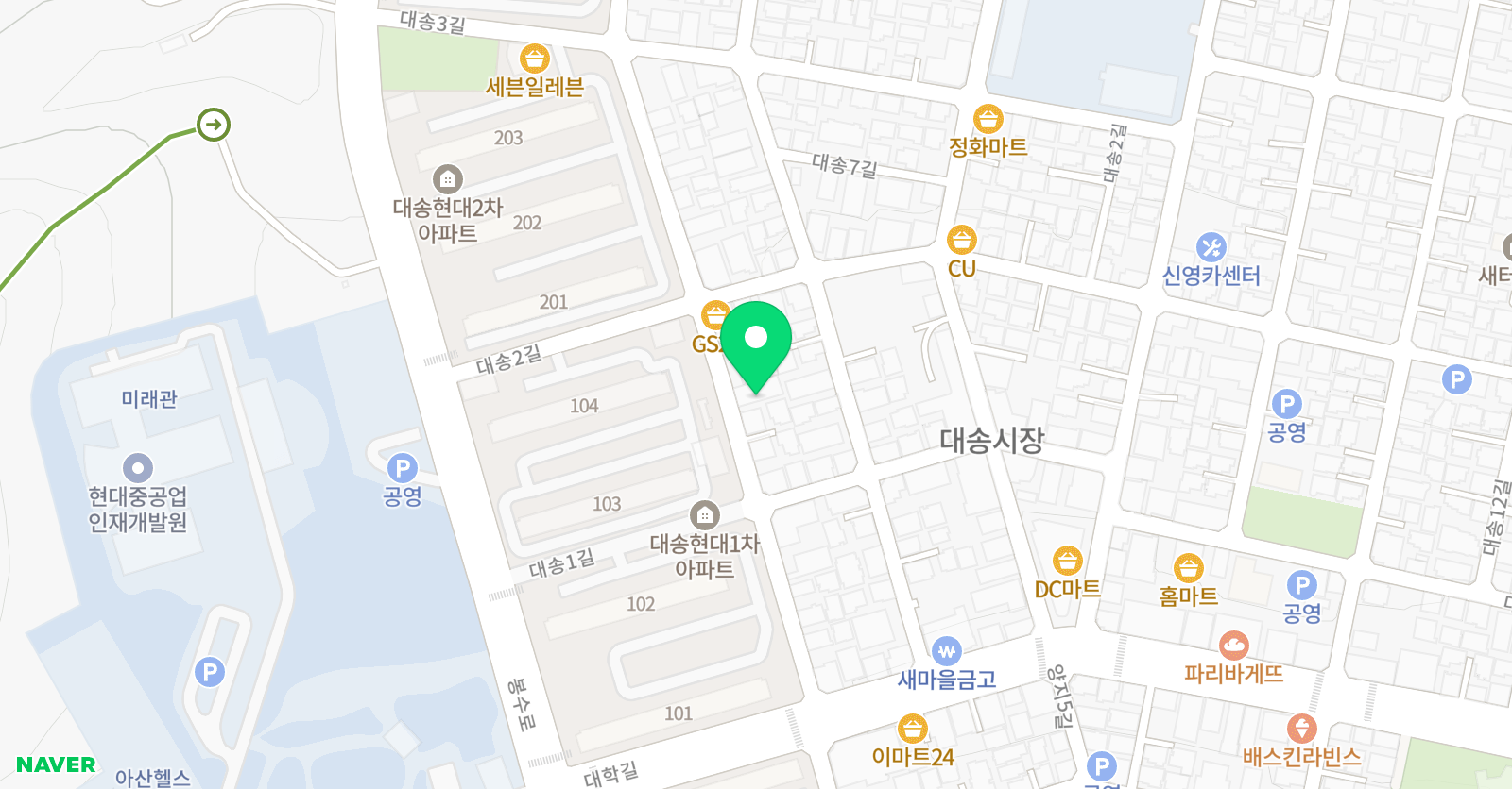을지관 위치