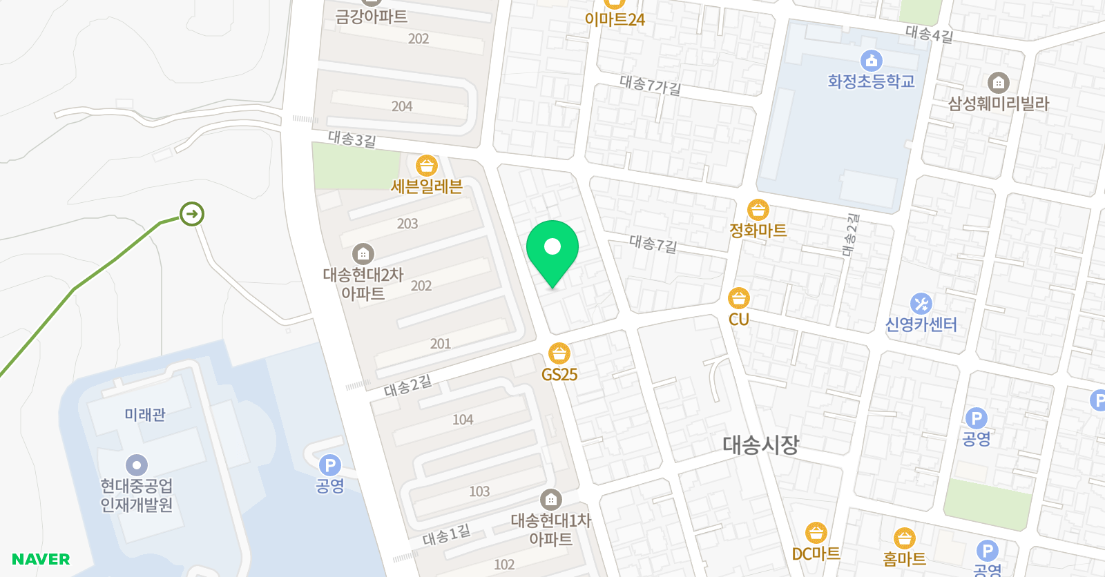 우주 체육관 위치