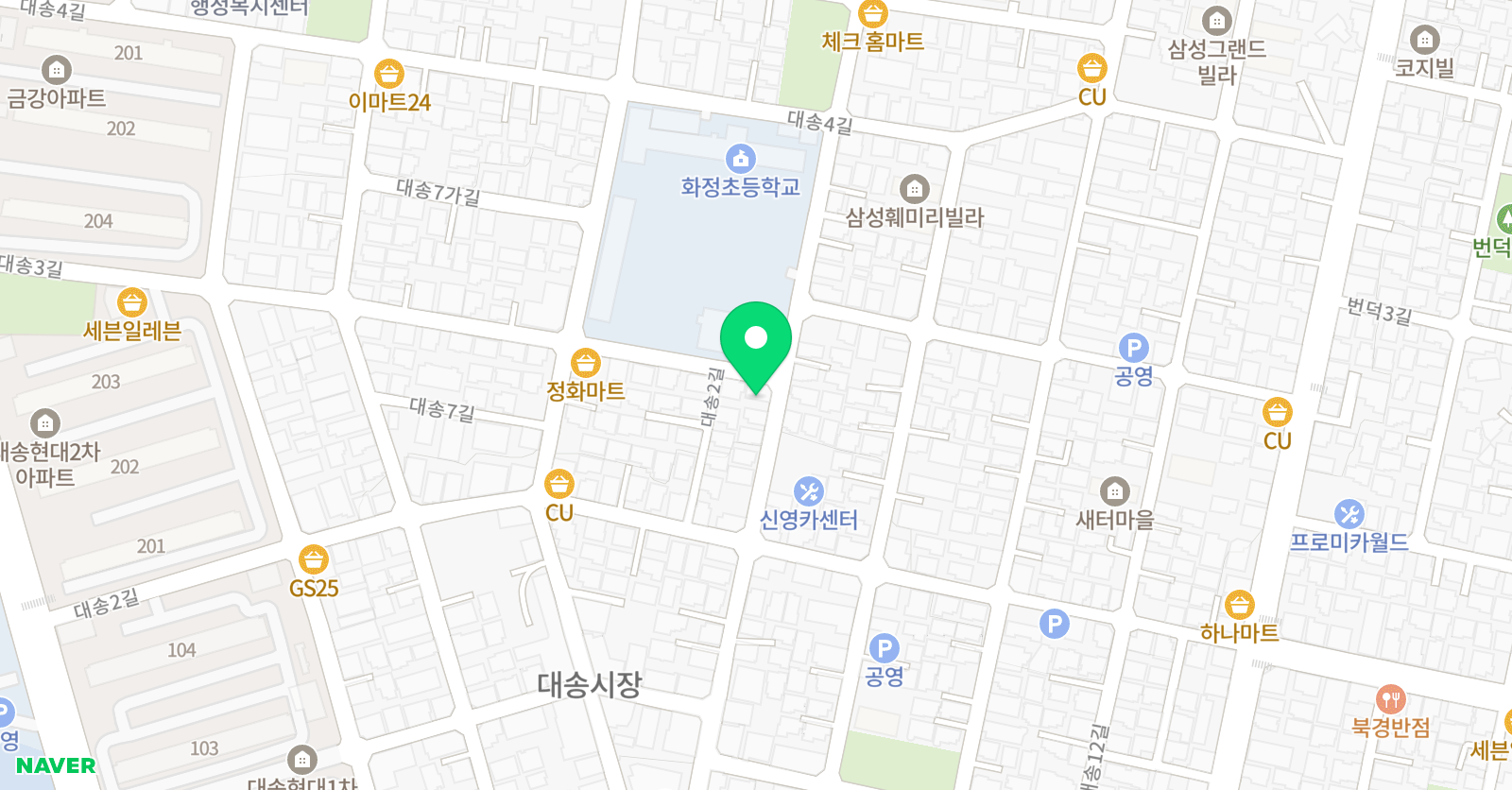 셀파우등생 화정내공스터디 위치