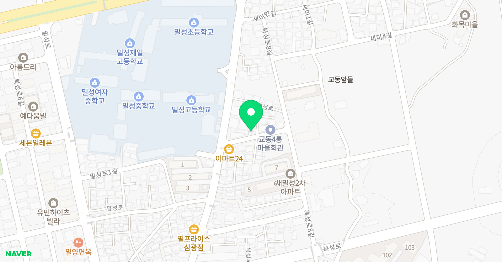 도담 태권도장 위치