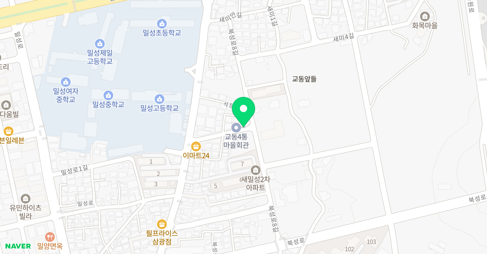 하나 학원 위치