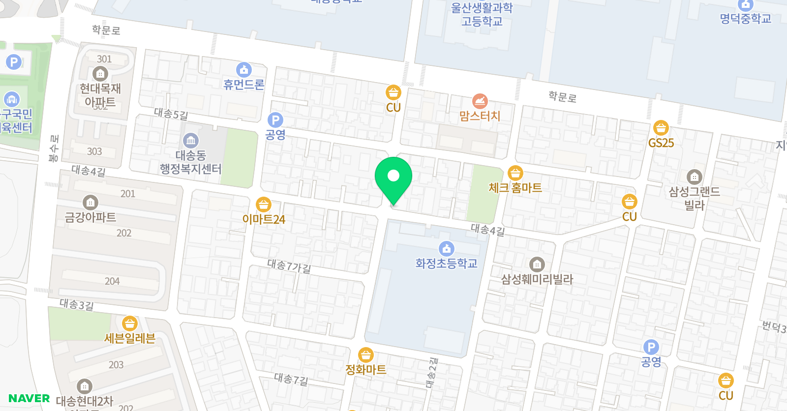 만점푸르넷 수학교습소 위치