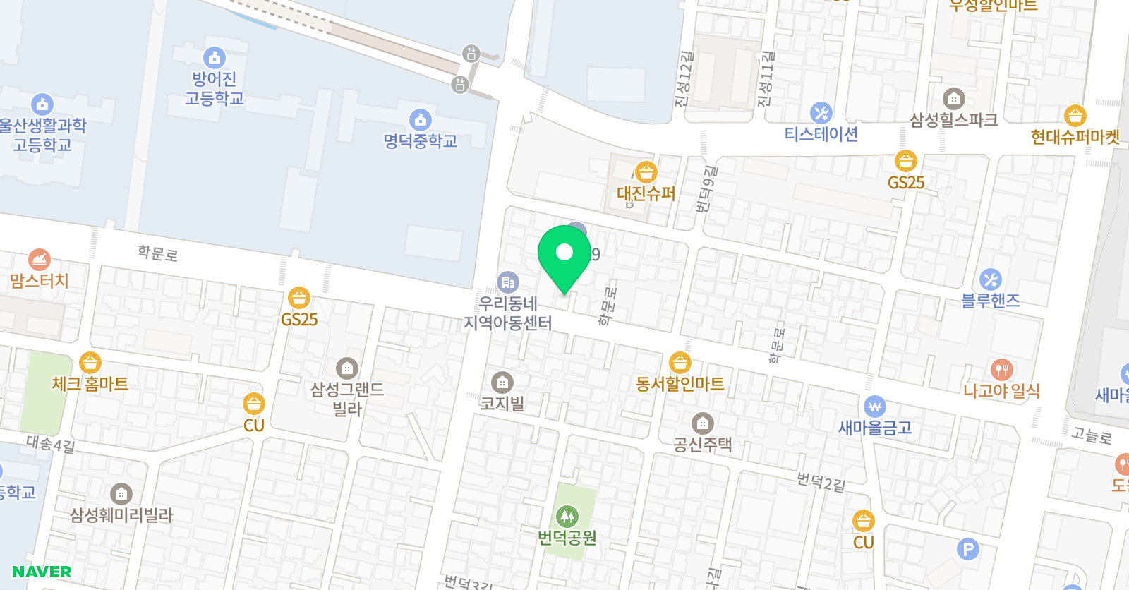 SMI 음악학원 일산점 위치