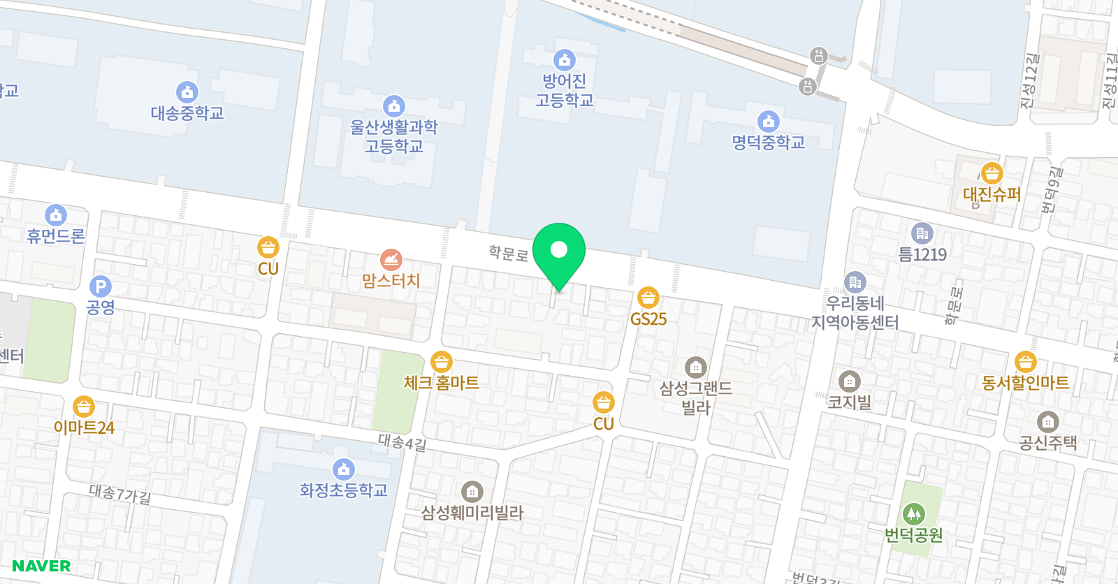 장은 수학학원 위치