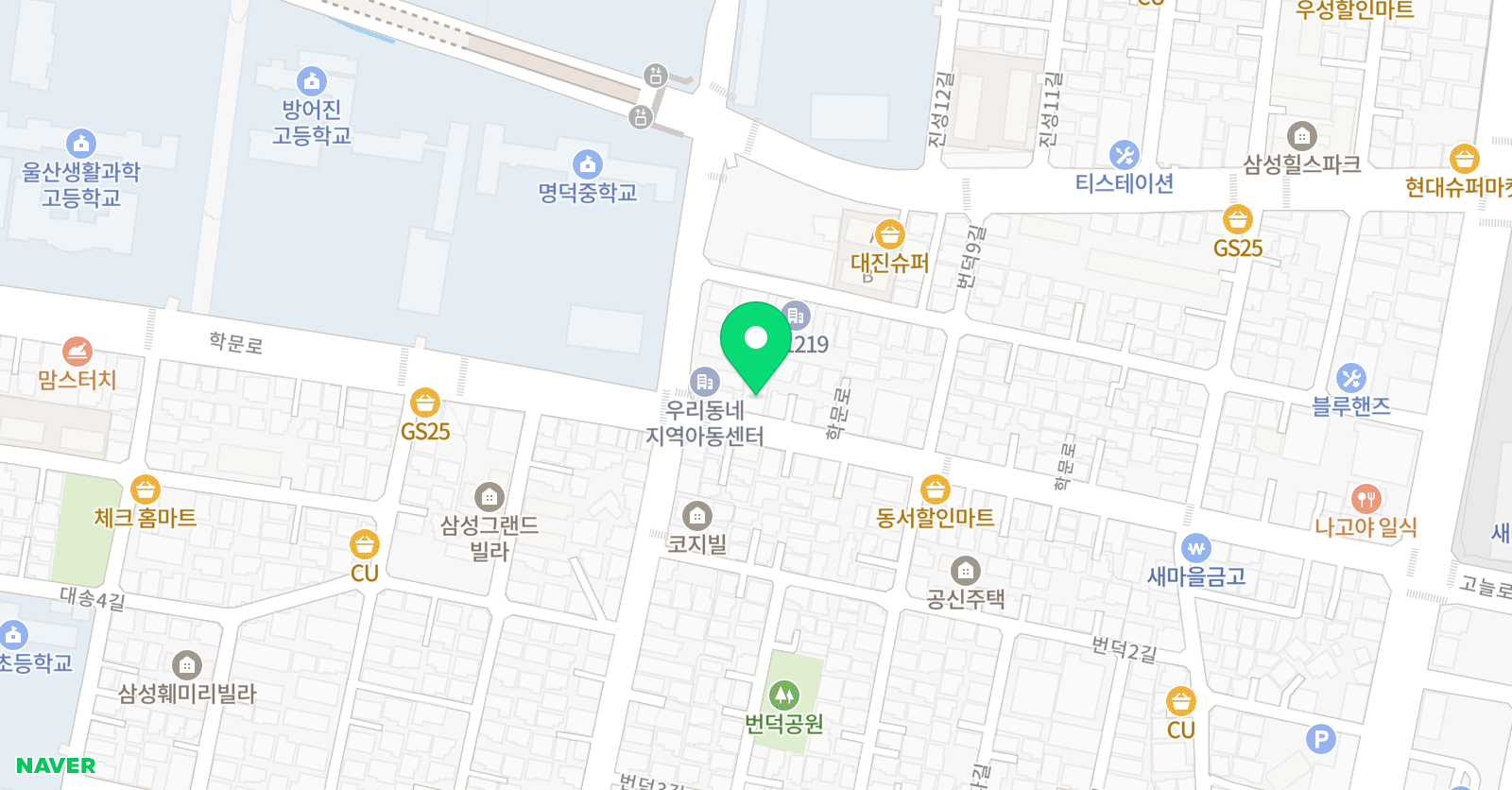 BS태권도 위치