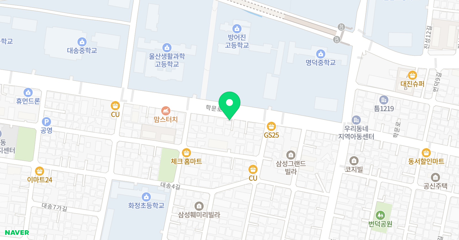성보 수학전문학원 위치