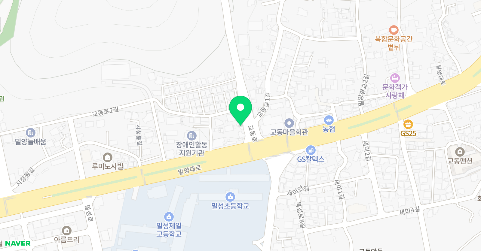 원 수학영어학원 위치