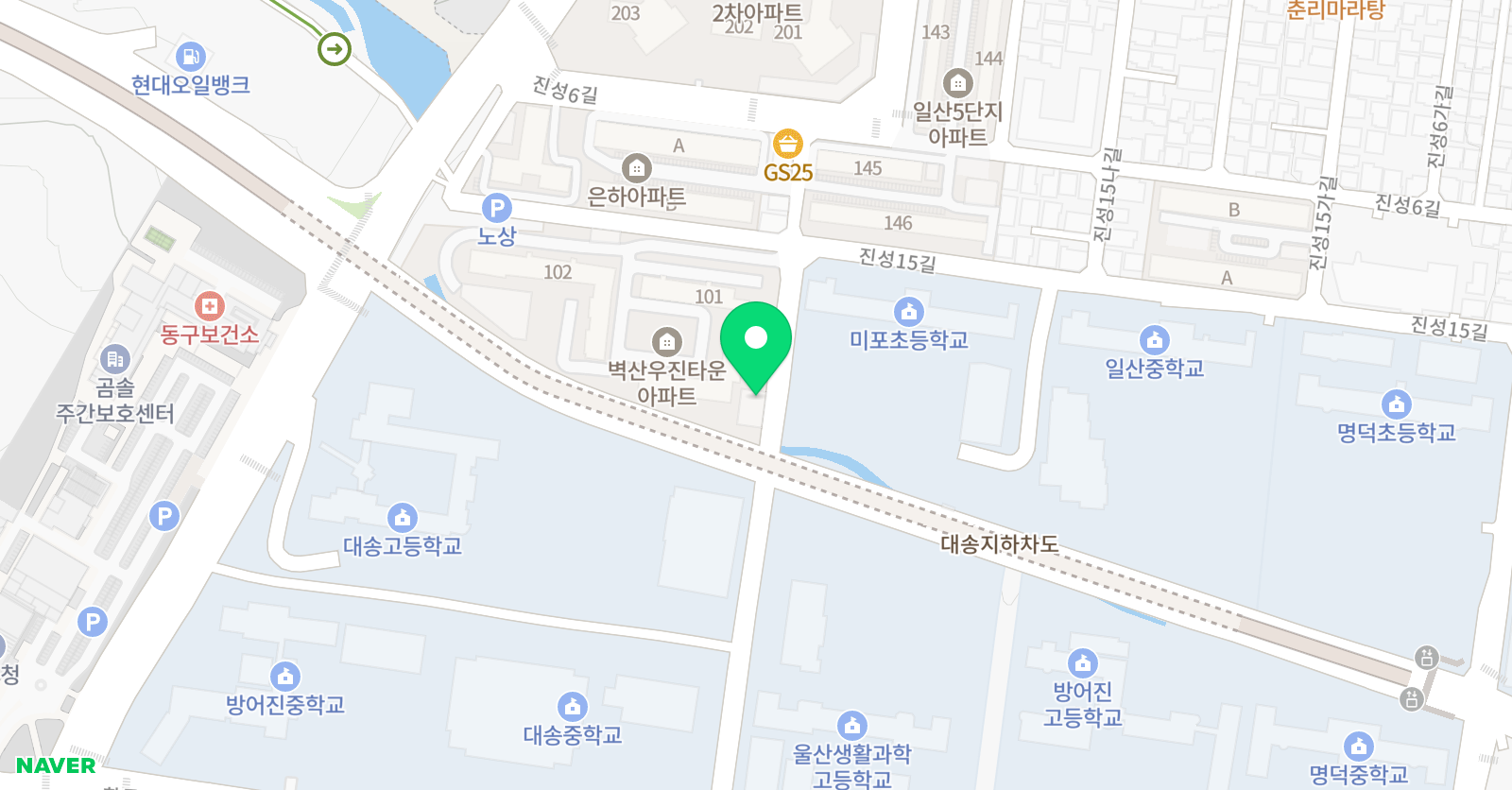 푸르넷 공부방 이쌤학원 위치
