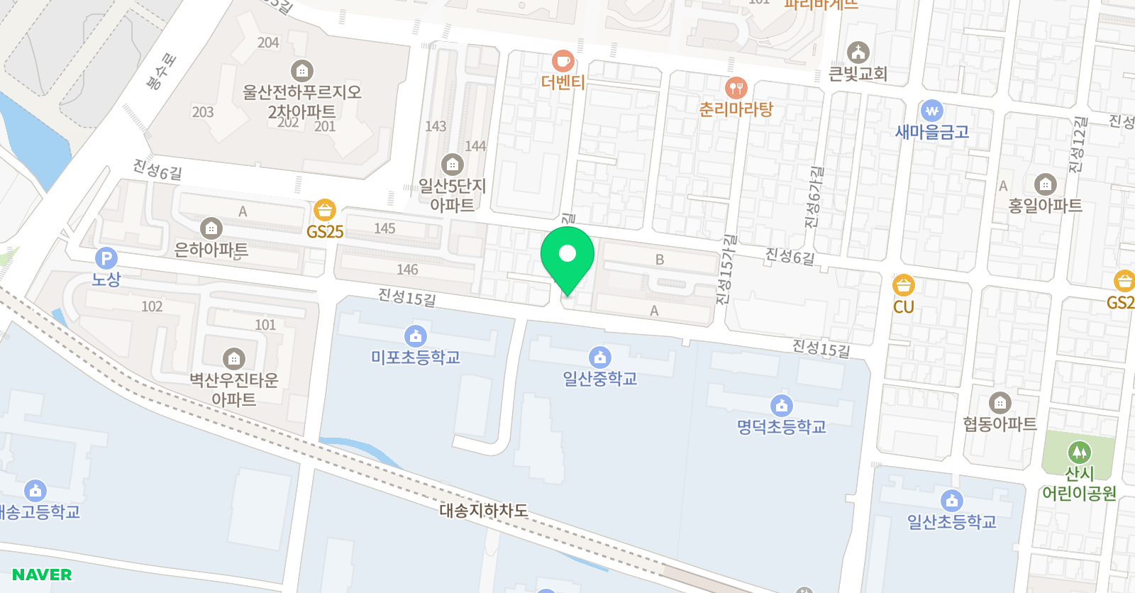 민 음악학원 위치