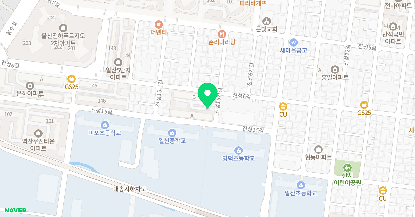 온피아노 음악학원 울산동구점 위치