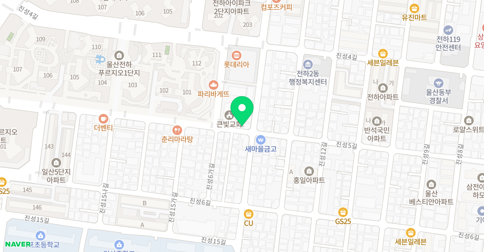대나무 태권도 위치