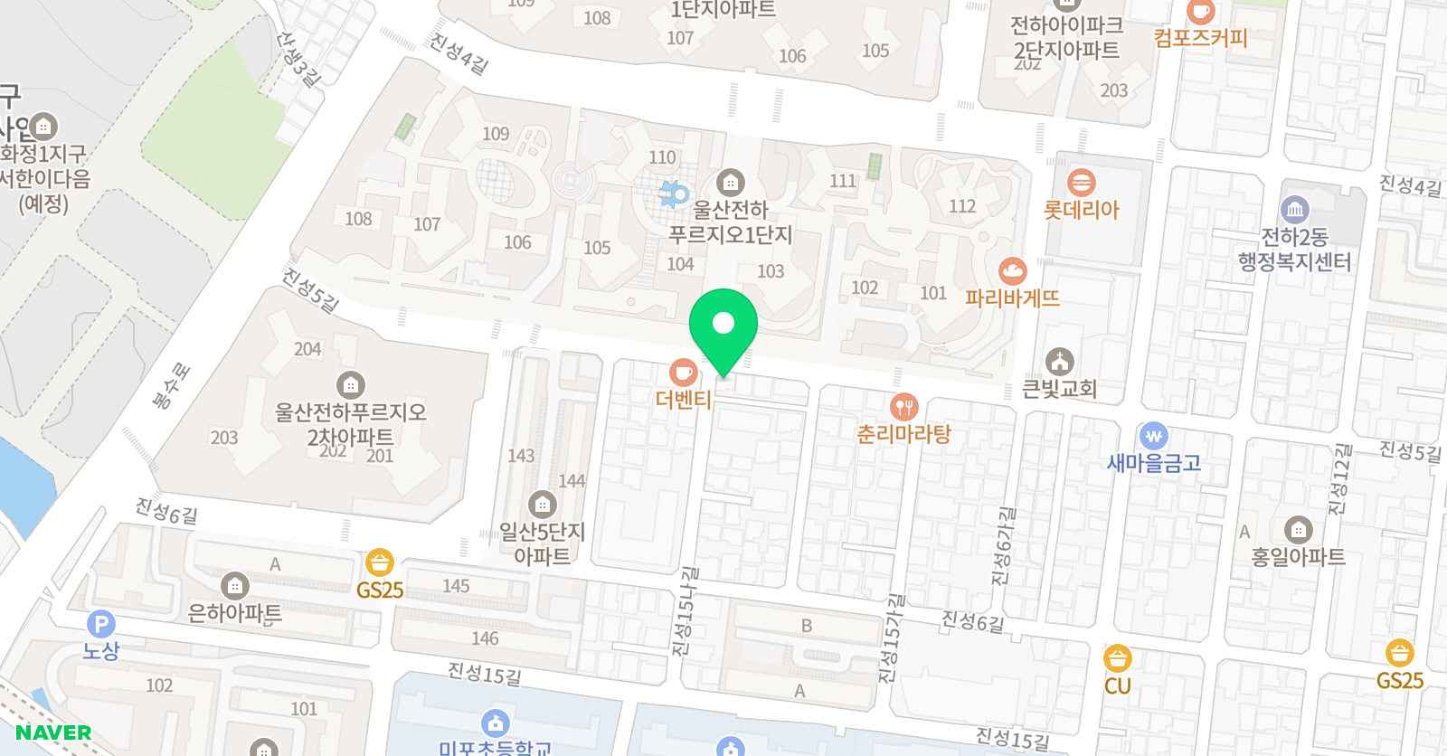 내하루미술학원 위치