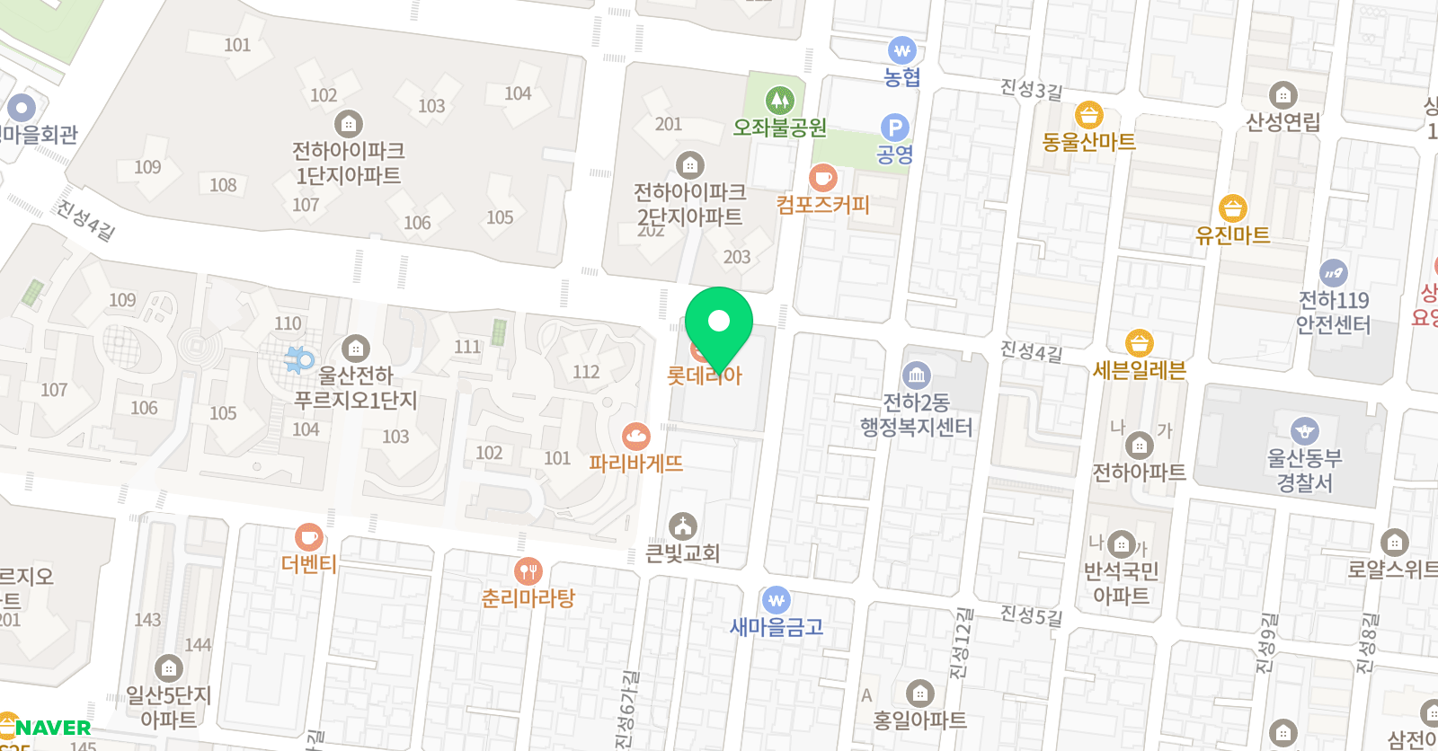 하나 태권도 위치