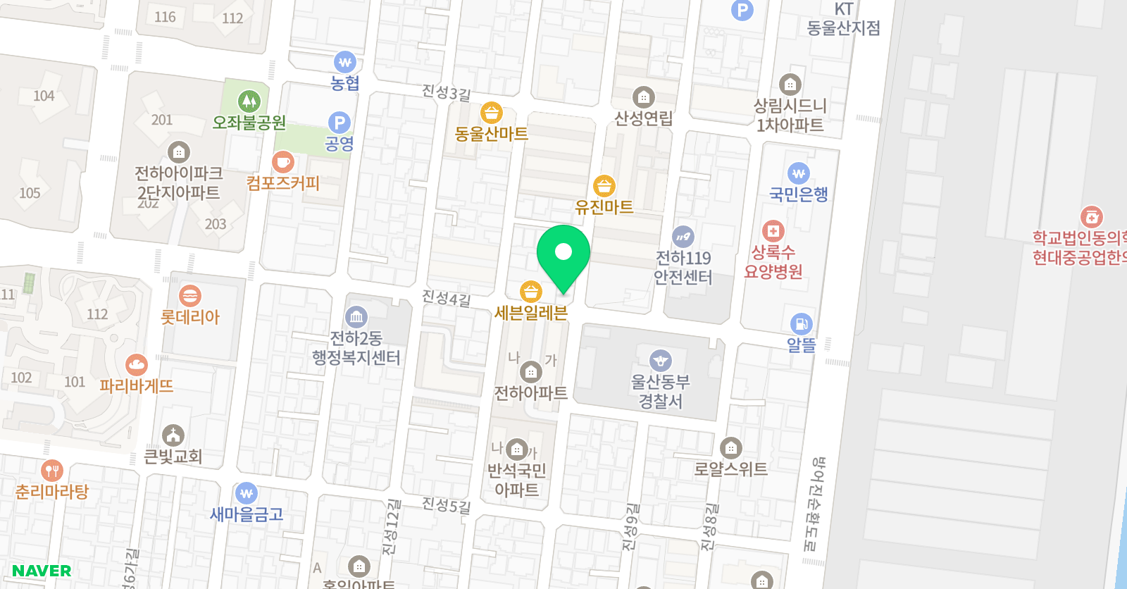 열린 실용음악학원 위치
