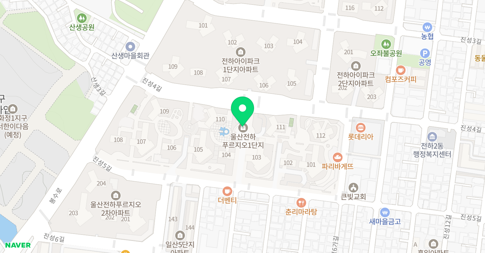 에스라이팅 영어학원 전하캠퍼스 위치