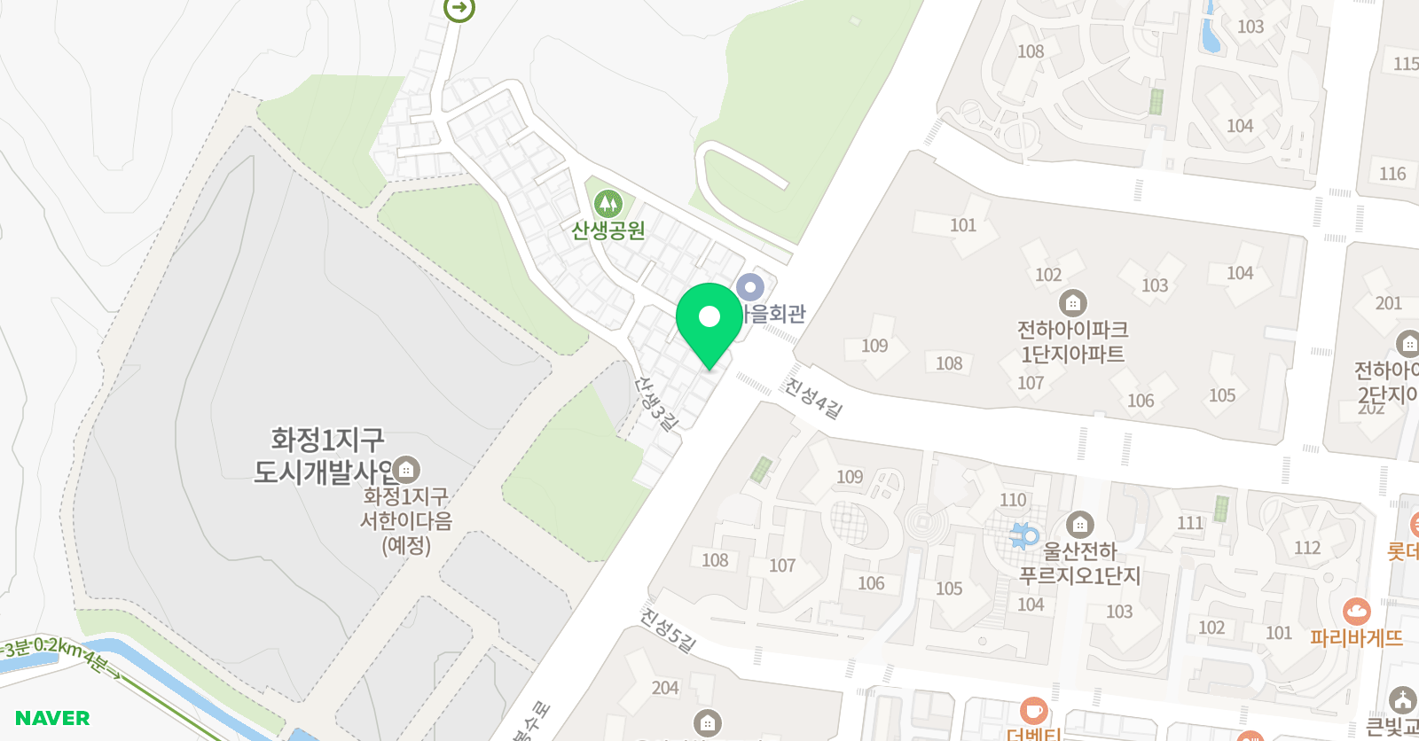 하이지니 어학원 동구캠퍼스 위치