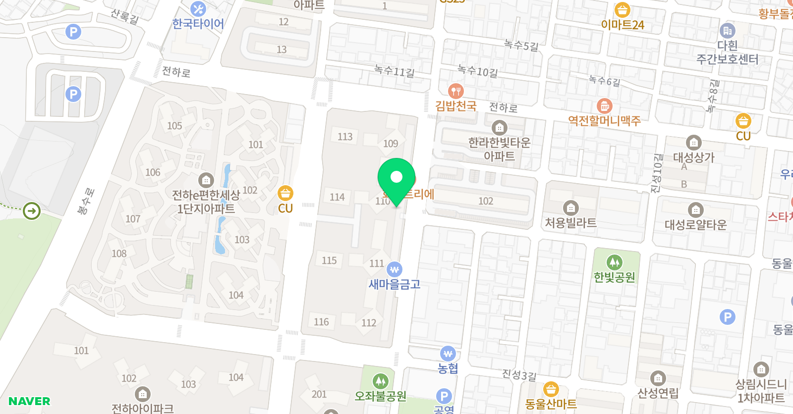 기쁨뮤직스튜디오 음악교습소 위치