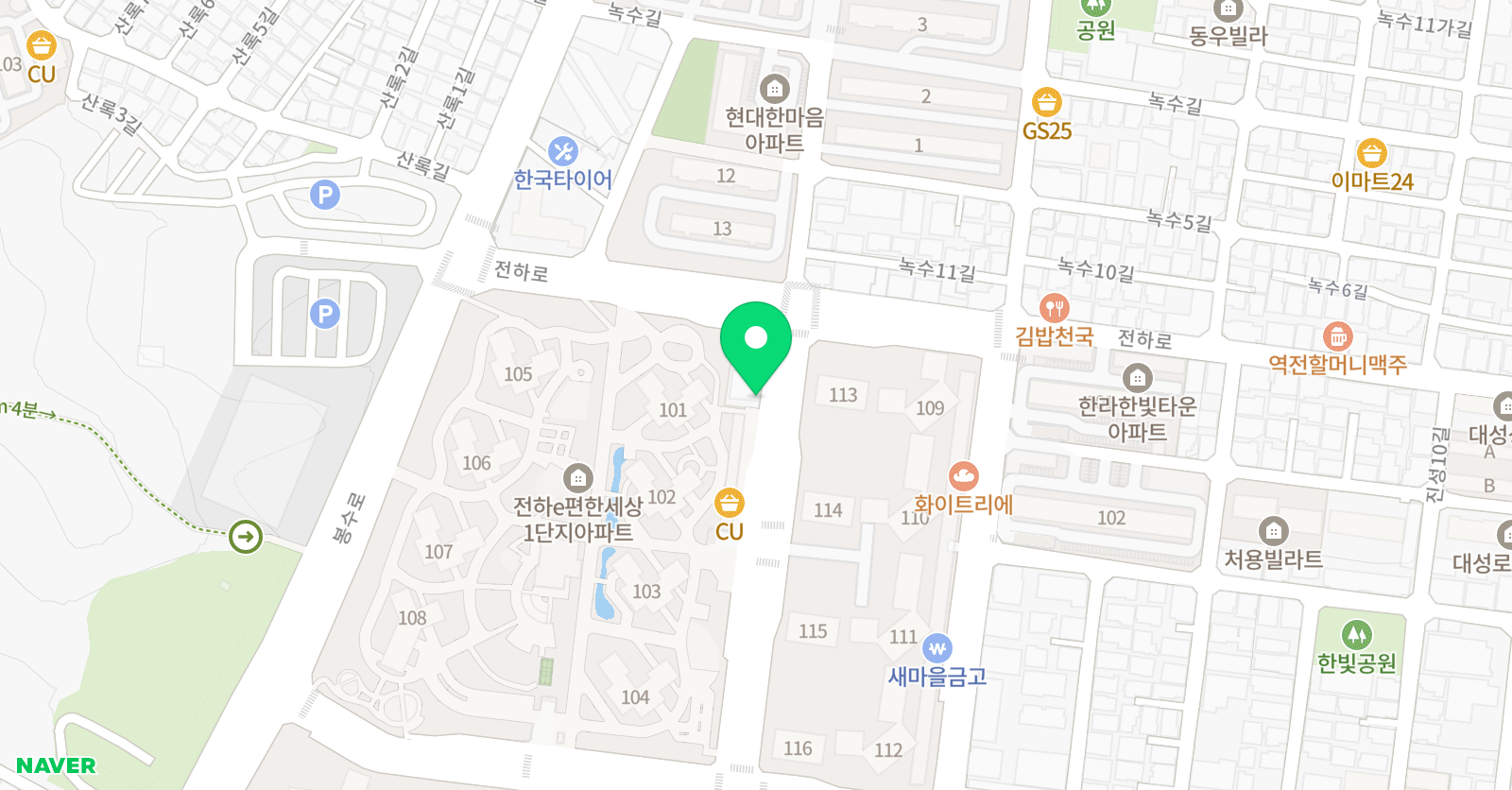 수력발전소 단과학원 위치