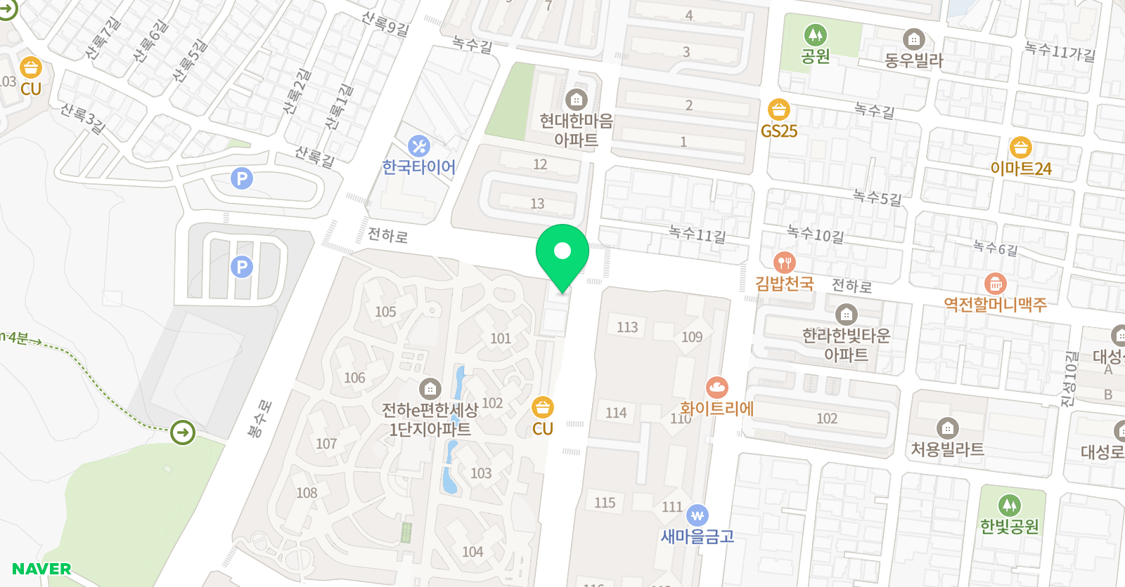 케이트 영어학원 위치
