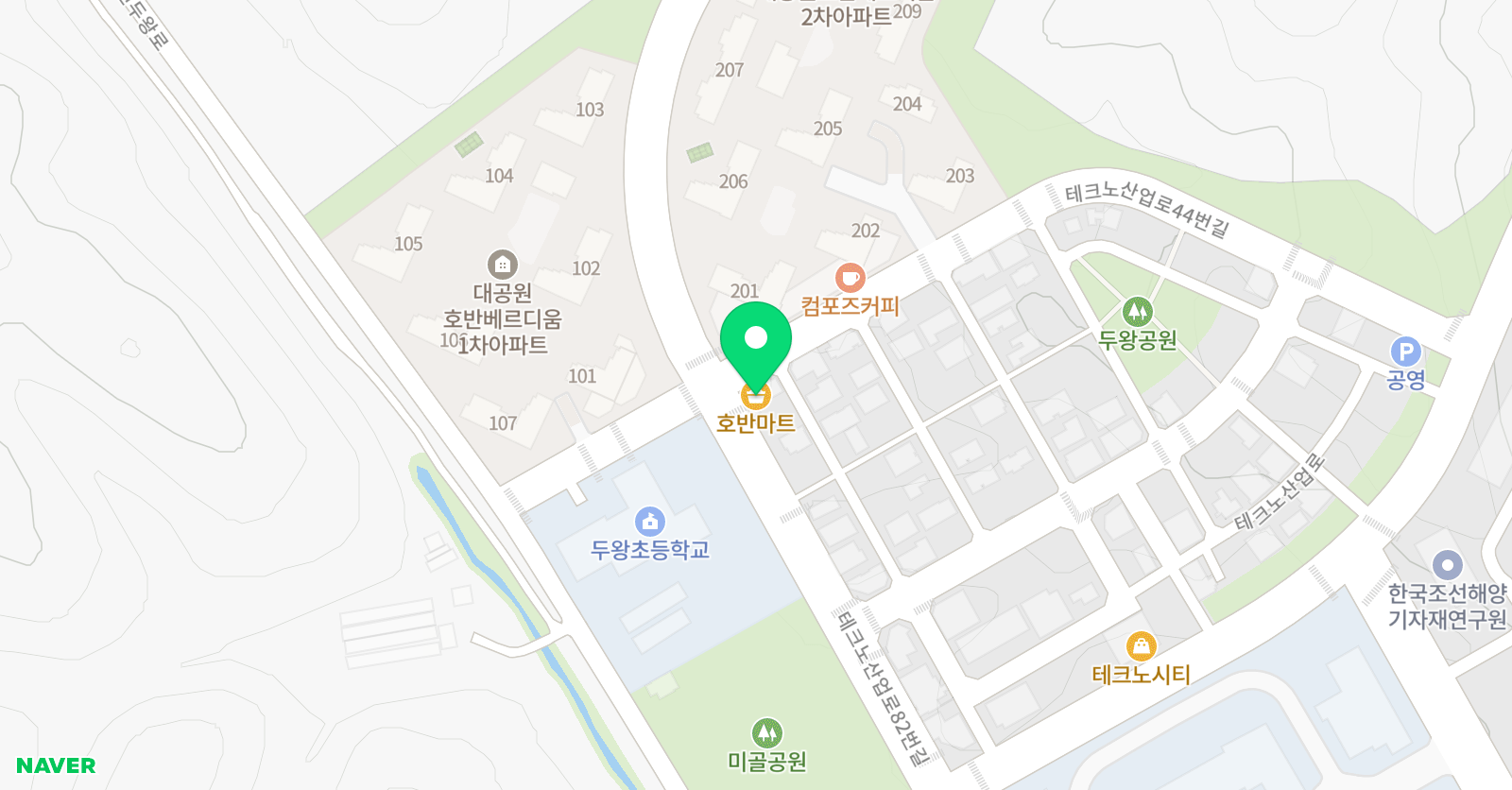 삼성영어 울산두왕교실 위치