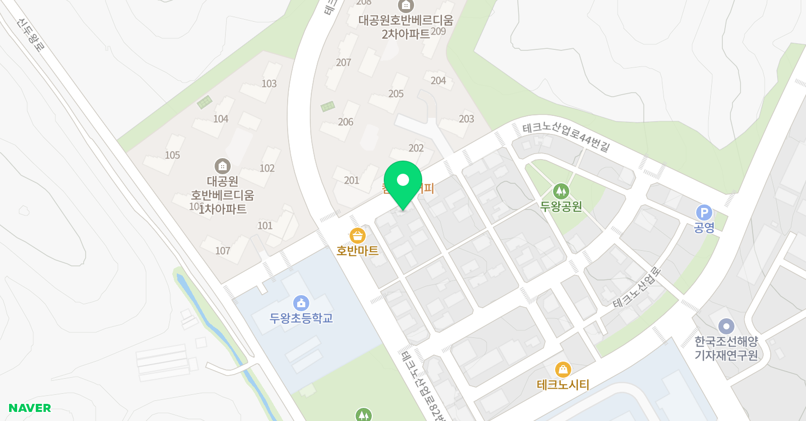 팔레트인 미술학원 위치