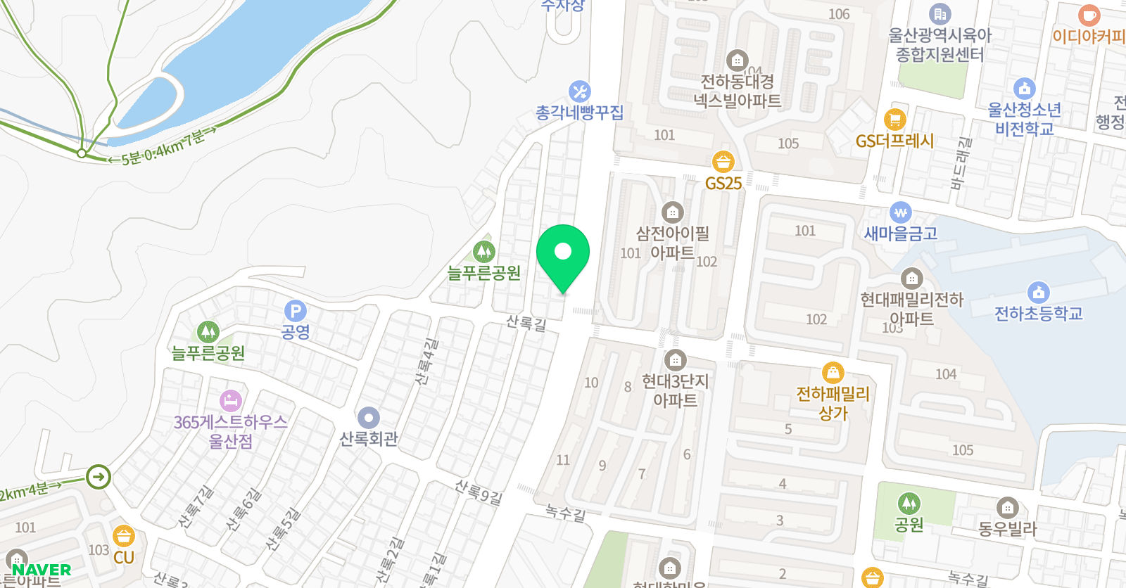 베가 단과 전문학원 위치