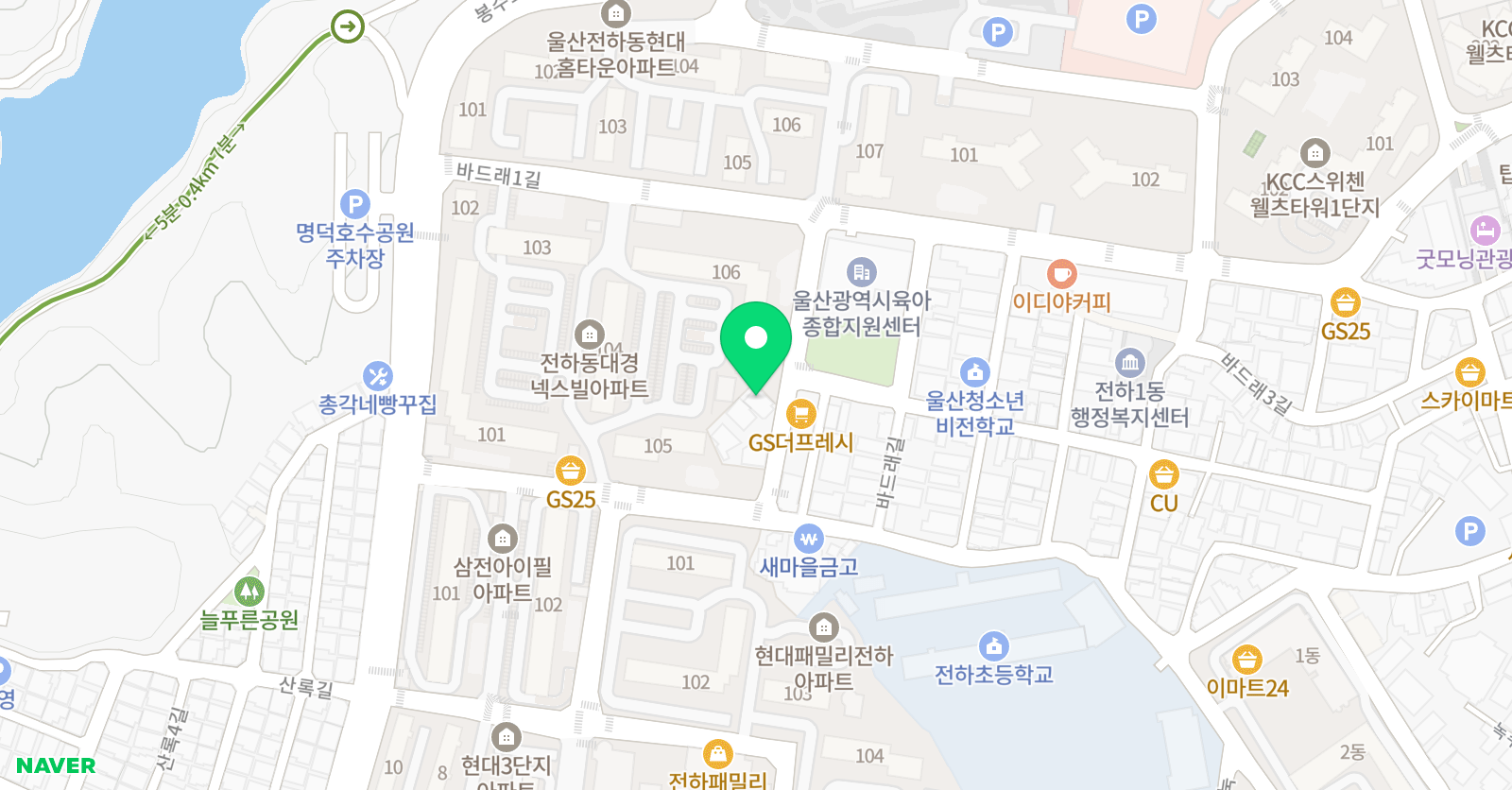 김승희 음악학원 위치