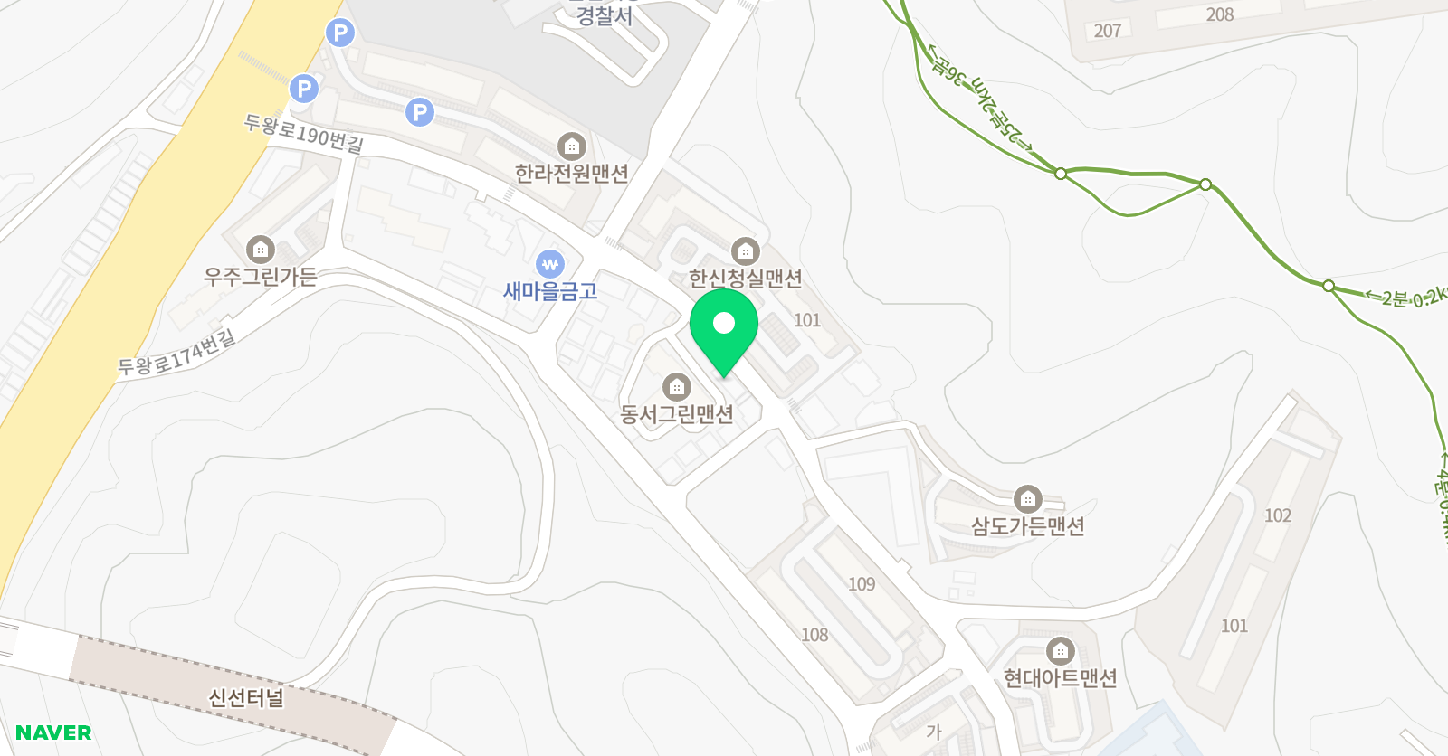 채널A 학원 위치