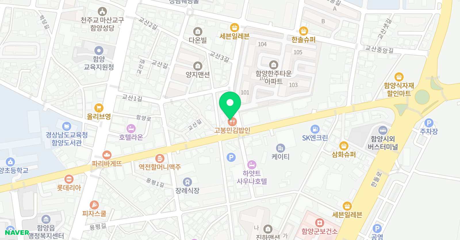 물빛 미술학원 위치