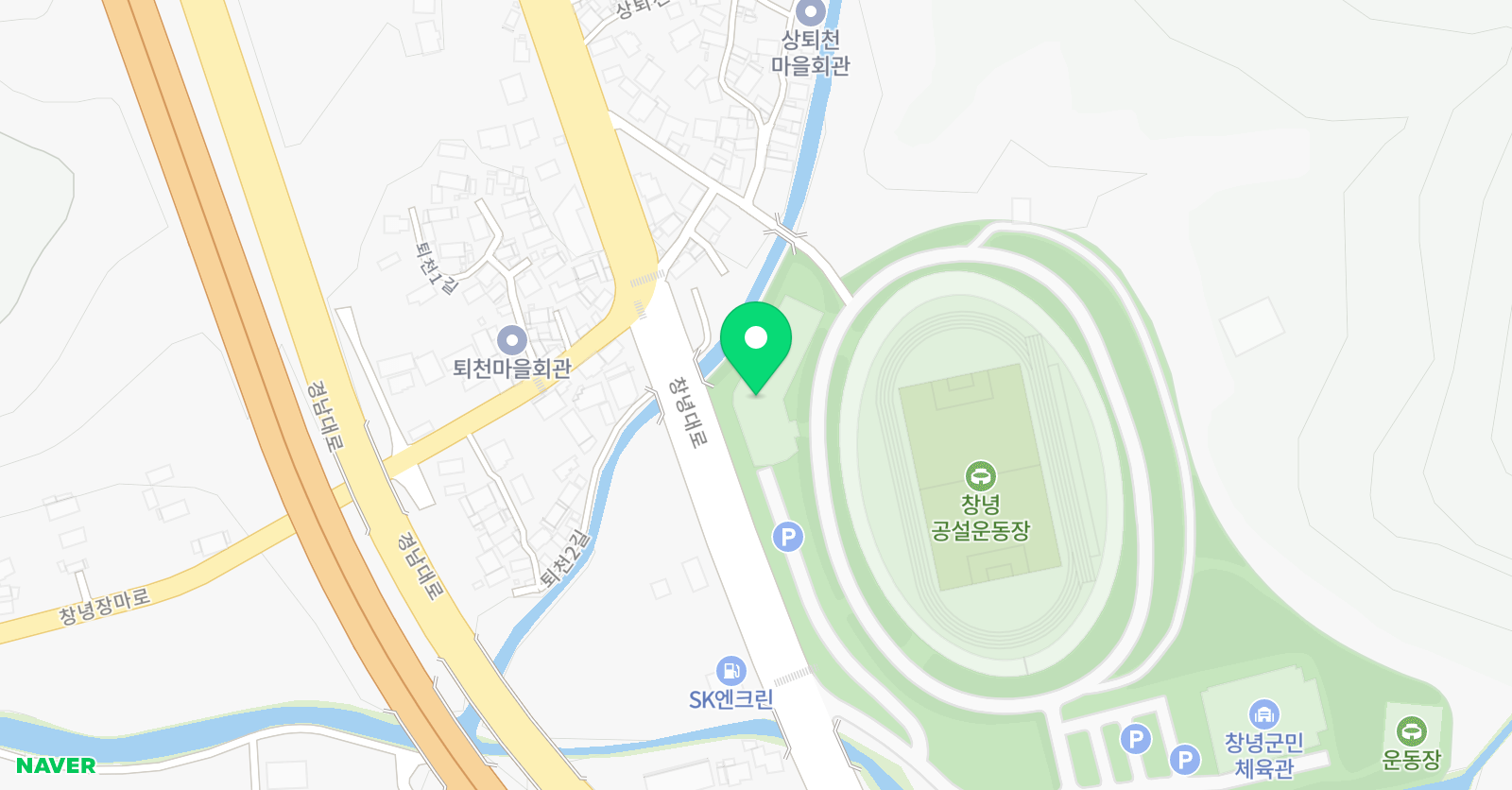창녕군립 수영장 위치