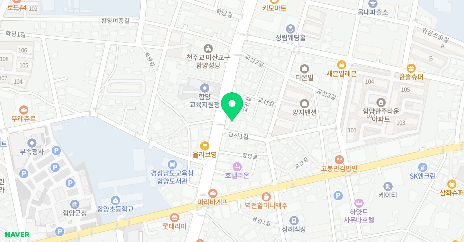 라온 학원 위치