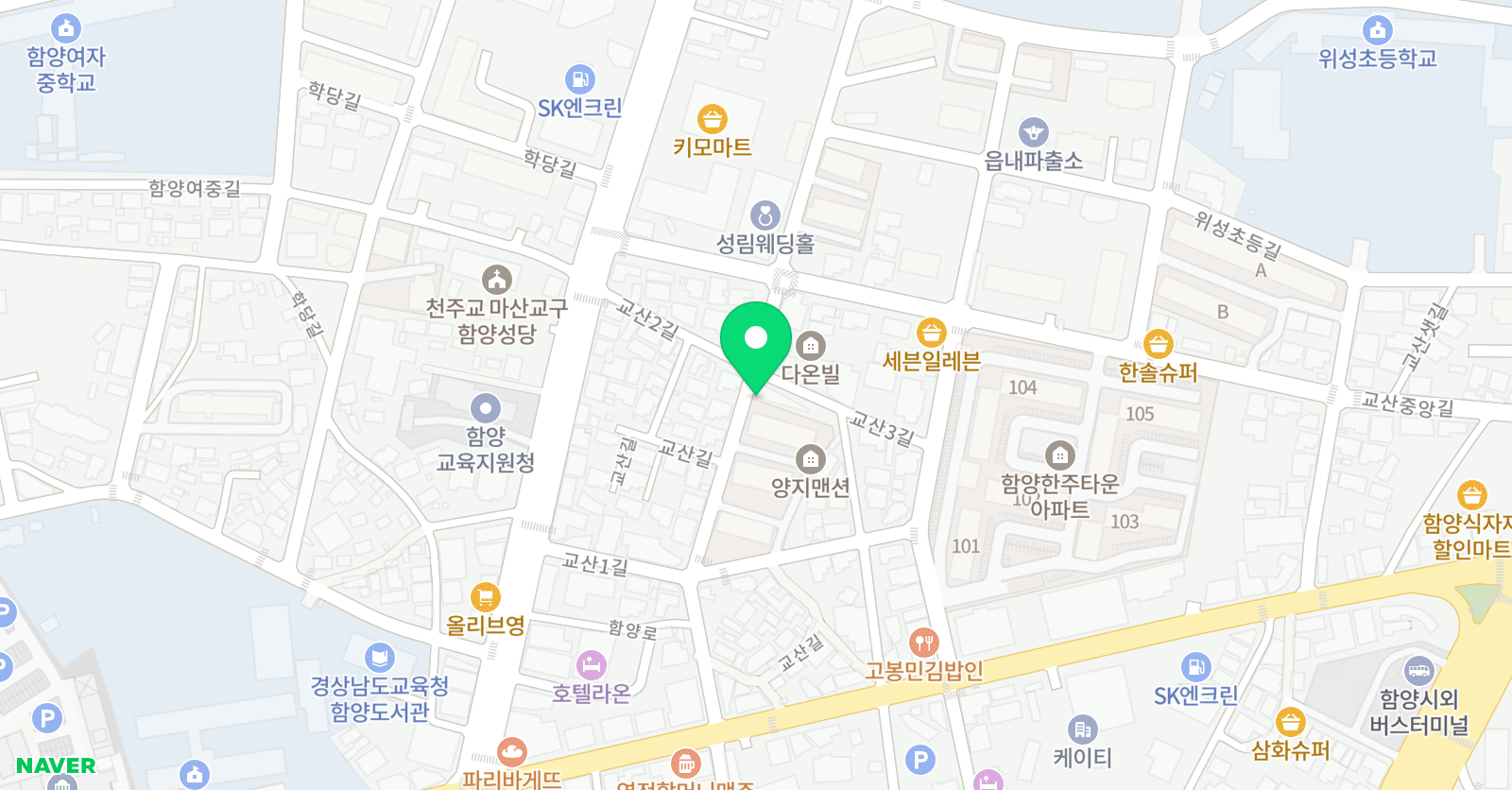 유쌤스키움 학원 위치
