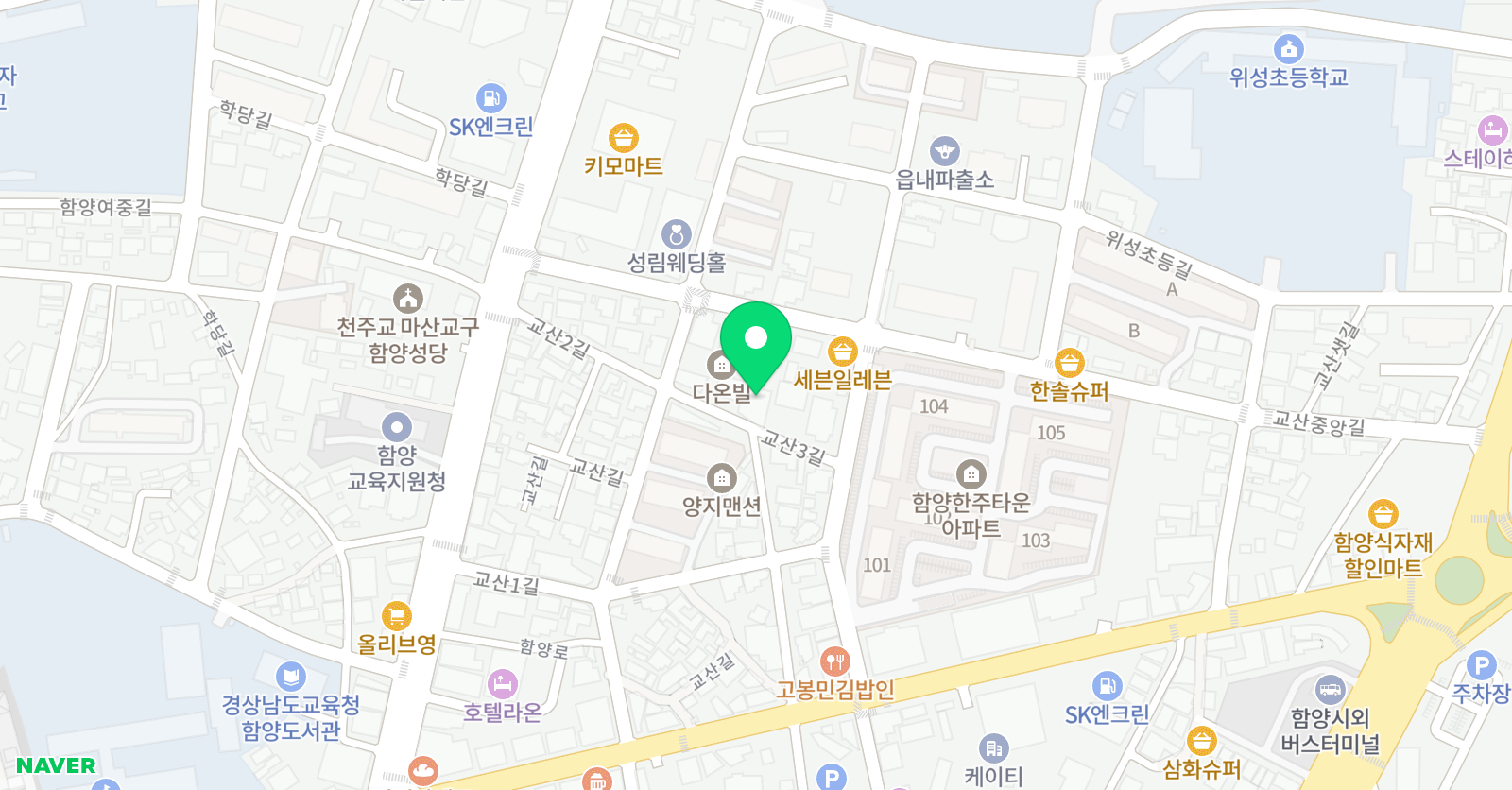 예쁜소리 피아노교습소 위치