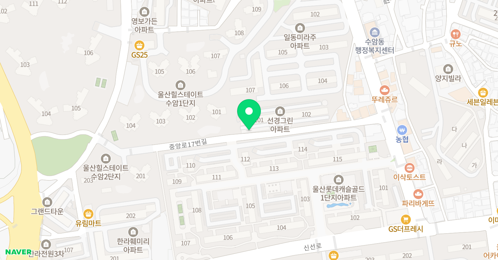 울림 음악학원 위치