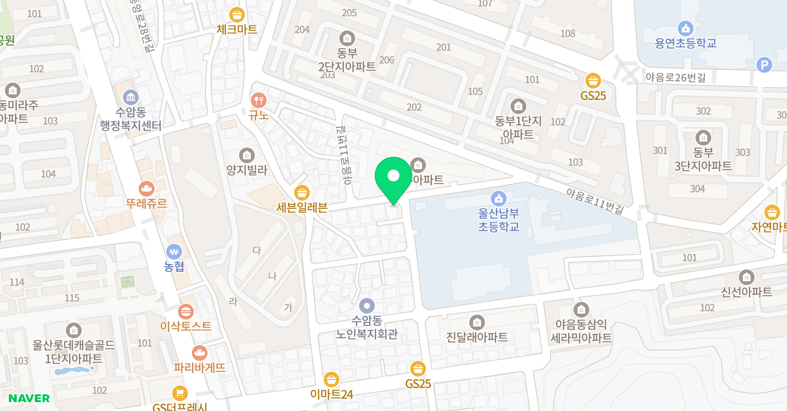 다움 피아노 위치