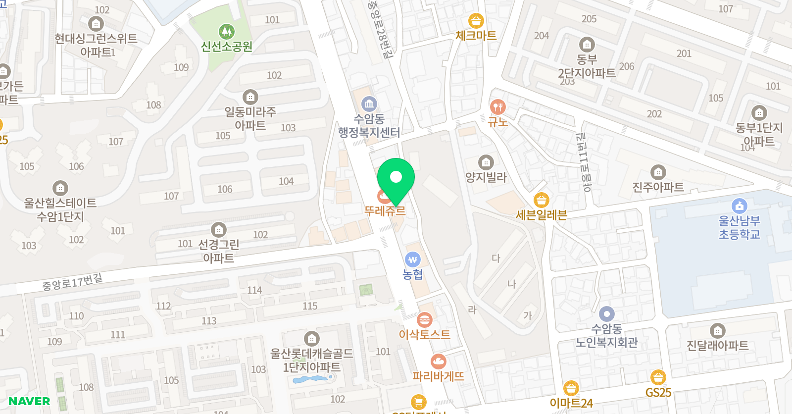 국가대표형제 태권도장 위치
