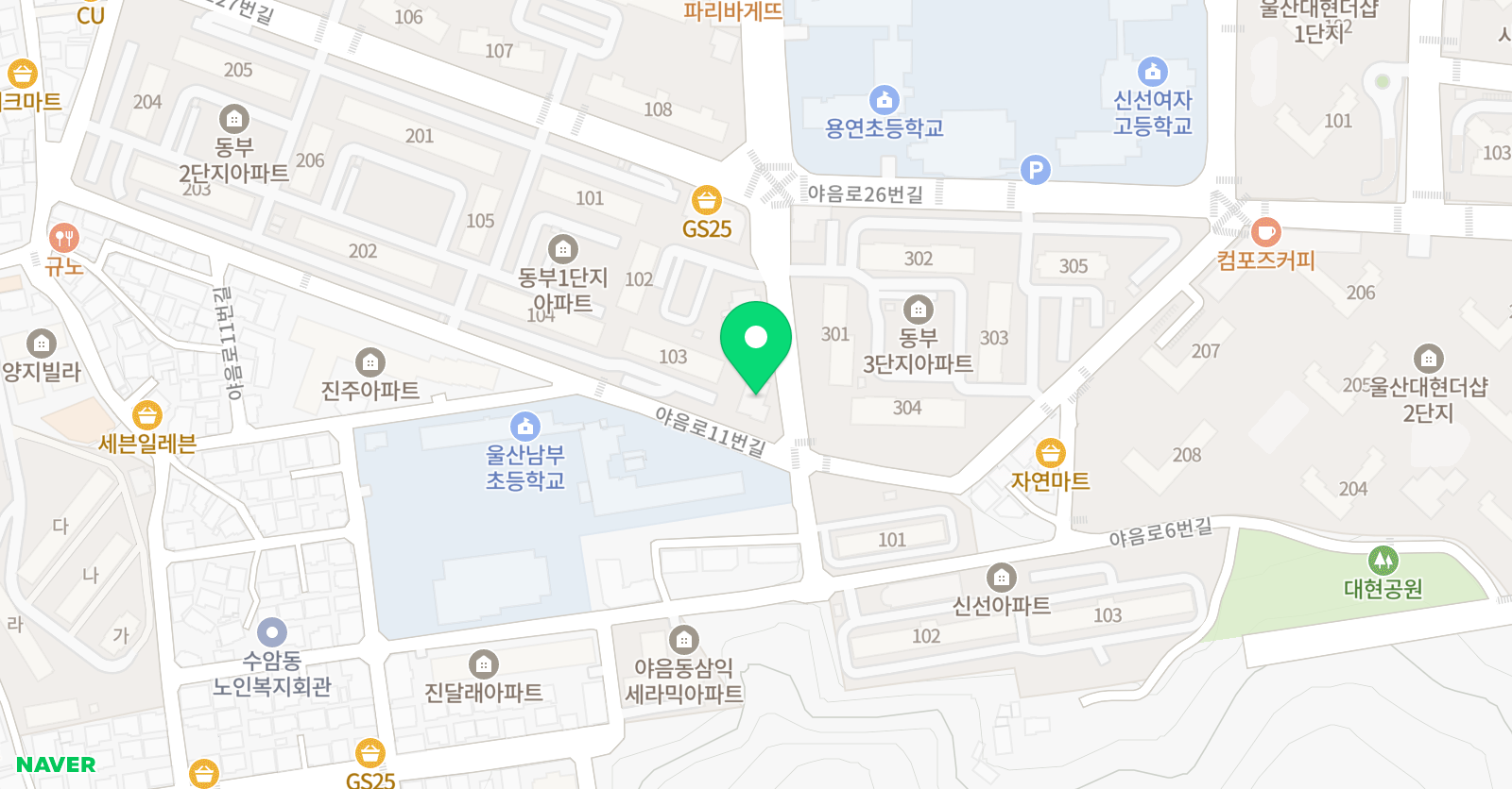 유성 태권도 체육관 위치