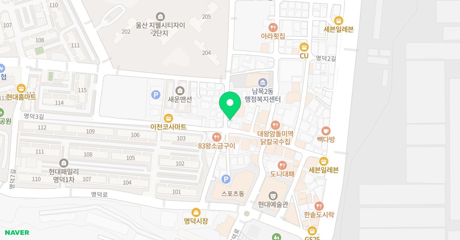 강수화 음악학원 위치